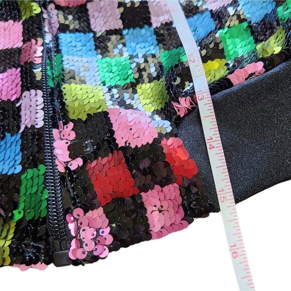 Weissman Confetti sequin vest girls size MC 10/12 - Picture 7 of 8